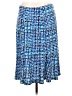Connected Apparel Print Blue Casual Skirt Size L - photo 2