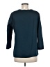 Ann Taylor 100% Polyester Teal 3/4 Sleeve Top Size M - photo 2