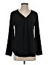Youtalia 100% Polyester Black Long Sleeve Blouse Size S - photo 1