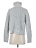 Sincerely Jules Metallic Silver Turtleneck Sweater Size S - photo 2