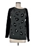 Apt. 9 100% Acrylic Animal Print Black Pullover Sweater Size M - photo 1