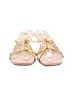 Prada Gold Pink Leather Slide Sandals Size EU 38 - photo 2