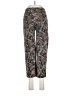 Allison Taylor Print Blue Tan Casual Pants Size 8 - photo 1