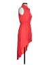 Bebe 100% Rayon Color Block Red Cocktail Dress Size 0 - photo 4