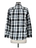 Eddie Bauer Plaid Silver Long Sleeve Button-Down Shirt Size M - photo 2
