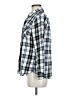 Eddie Bauer Plaid Silver Long Sleeve Button-Down Shirt Size M - photo 5