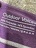 Outdoor Voices Color Block Purple Active Pants Size S - photo 4