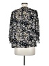 Renee C. 100% Polyester Black 3/4 Sleeve Blouse Size M - photo 2