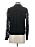 Ann Taylor LOFT 100% Polyester Polka Dots Black Long Sleeve Blouse Size XS - photo 2