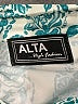 Assorted Brands 100% Polyester Paisley Teal Long Sleeve Blouse Size M - photo 7