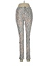Q2 Paisley Silver Casual Pants Size M - photo 1