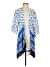 P.J. Salvage 100% Rayon Blue Kimono Size XS - Sm - photo 1