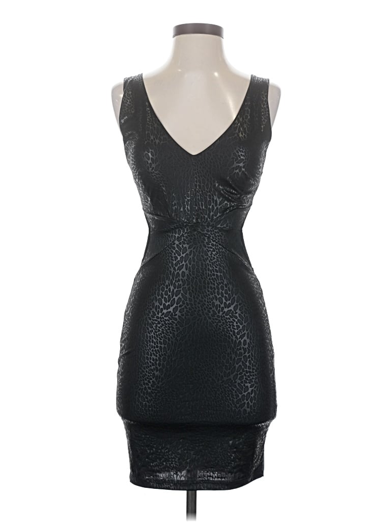 Foreign Exchange Cocktail Dress In Black