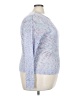 John Paul Richard 100% Acrylic Metallic Blue Pullover Sweater Size XXL - photo 4