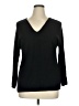 Joan Vass Black Pullover Sweater Size XL - photo 1