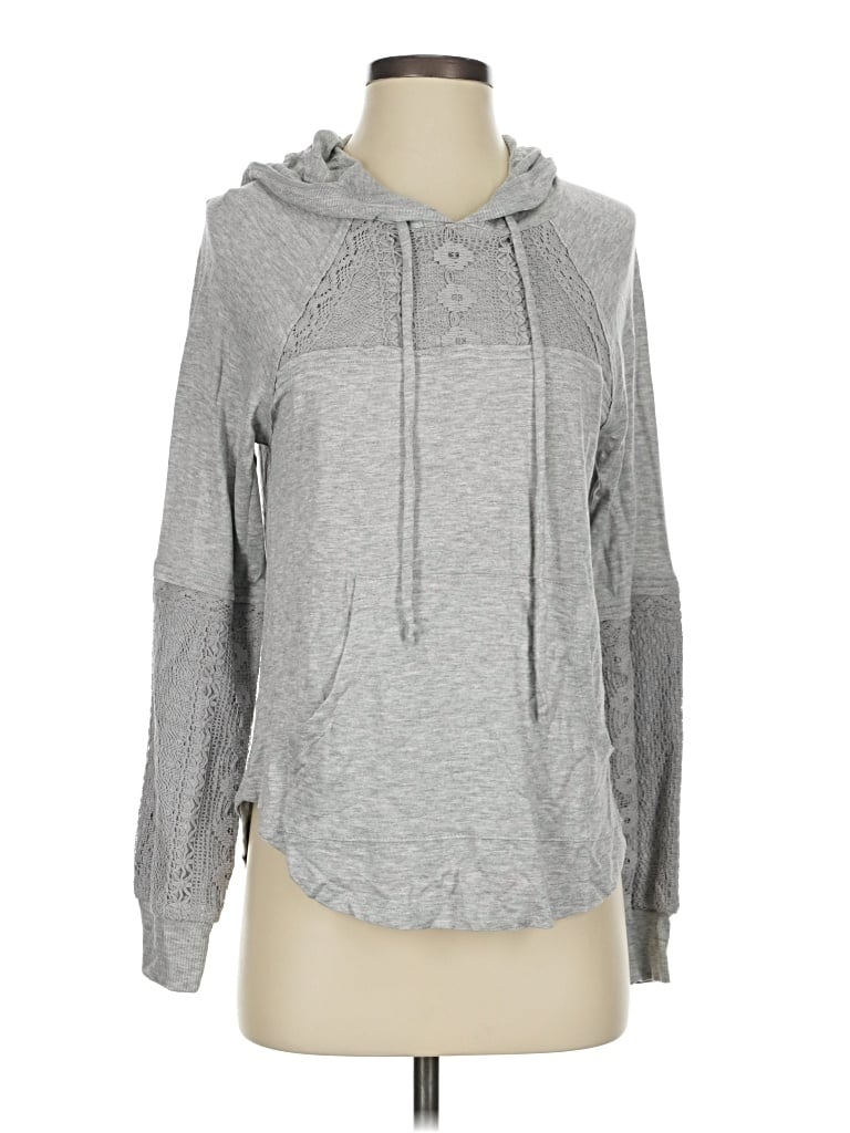 Pre-owned Rewind Pullover Hoodie In Gray