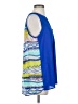 Pink Owl 100% Polyester Blue Sleeveless Blouse Size S (estimated) - photo 4