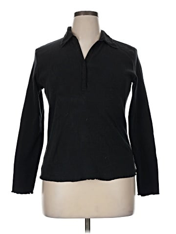 Bill Blass Long Sleeve Polo (view 1)