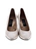 Stuart Weitzman 100% Leather Ivory Heels Size 7 1/2 - photo 2