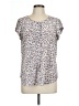 Joie 100% Silk Animal Print Ivory Blouse Size L - photo 1