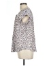 Joie 100% Silk Animal Print Ivory Blouse Size L - photo 5