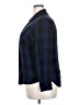 a.n.a. A New Approach 100% Rayon Plaid Blue Long Sleeve Button-Down Shirt Size XXL - photo 5