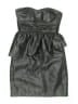 Donna Morgan Metallic Gray Black Cocktail Dress Size 2 - photo 1