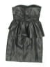 Donna Morgan Metallic Gray Black Cocktail Dress Size 2 - photo 2