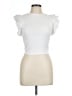 Zara White Short Sleeve Top Size L - photo 1
