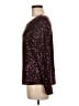Coldwater Creek 100% Polyester Burgundy Long Sleeve Blouse Size 8 - photo 5