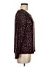 Coldwater Creek 100% Polyester Burgundy Long Sleeve Blouse Size 8 - photo 4