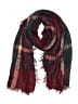 Unbranded Plaid Burgundy Red Scarf One size - photo 1