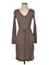 Boden Print Brown Casual Dress Size 4R - photo 1