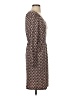 Boden Print Brown Casual Dress Size 4R - photo 4