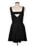 She + Sky 100% Polyester Solid Black Cocktail Dress Size M - photo 2