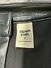 Open Edit 100% Polyurethane Black Faux Leather Skirt Size 2 - photo 4