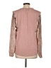 Left Coast by Dolan 100% Polyester Tan Long Sleeve Blouse Size L - photo 2