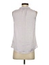 Paige 100% Polyester Silver Sleeveless Blouse Size XS - photo 2