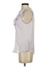 Paige 100% Polyester Silver Sleeveless Blouse Size XS - photo 5