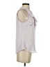 Paige 100% Polyester Silver Sleeveless Blouse Size XS - photo 4