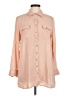 Chico's 100% Rayon Pink Long Sleeve Button-Down Shirt Size Med (1) - photo 1