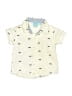 Bear Camp 100% Cotton Ivory Short Sleeve Button-Down Shirt Size 3-6 mo - photo 1