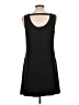 Mudd Solid Black Casual Dress Size L - photo 2