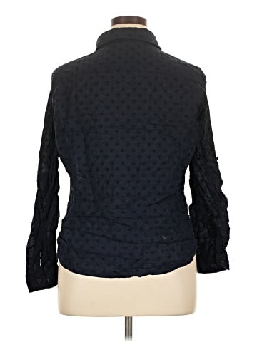 Jones New York Sport Long Sleeve Button-Down Shirt (view 2)