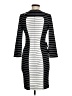 Bebe Stripes Black Casual Dress Size M - photo 2