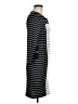 Bebe Stripes Black Casual Dress Size M - photo 4