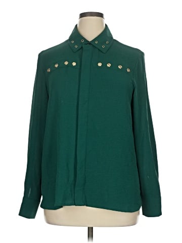 Como Black Long Sleeve Blouse (view 1)
