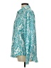 Assorted Brands 100% Polyester Paisley Teal Long Sleeve Blouse Size M - photo 5