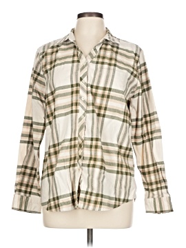 Weatherproof Long Sleeve Button Down Shirt