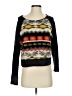 Dolan Print Black Pullover Sweater Size S - photo 1